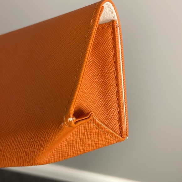 Tory Burch Sunglasses glasses case Orange clamshell Quiet luxury - Picture 6 of 8